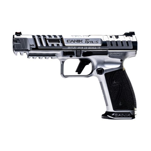 CANIK SFx Rival-S 9mm 5" 18rd Optic Ready Pistol - Chrome for sale at KYGUNCO.