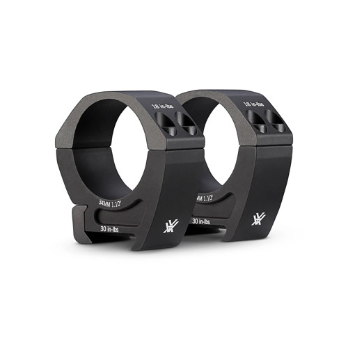 VORTEX Pro Series 34mm Medium (1.00") Rings | Matte Black for sale at KYGUNCO.