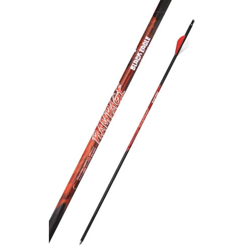 BLACK EAGLE ARCHERY Rampage Fletched Arrows - .001" 6 Pack - 350 Spine for sale at KYGUNCO.