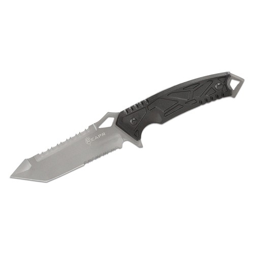 REAPR 11011 Javelin 5" Fixed Blade Knife w/ Sawback Combo Tanto Blade - TPR Handle & Nylon Sheath for sale at KYGUNCO.
