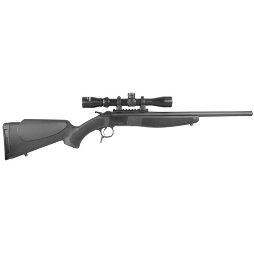 CVA Scout Compact 6.5 Creedmoorr 22" 1rd  w/Konus 3-9x32 - Black