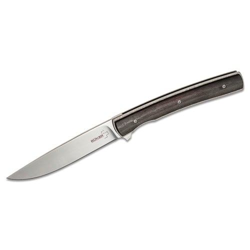 BOKER Plus Brad Zinker Urban Trapper Gentleman's Flipper 3.75" Plain Blade - Cocobolo Handles for sale at KYGUNCO.