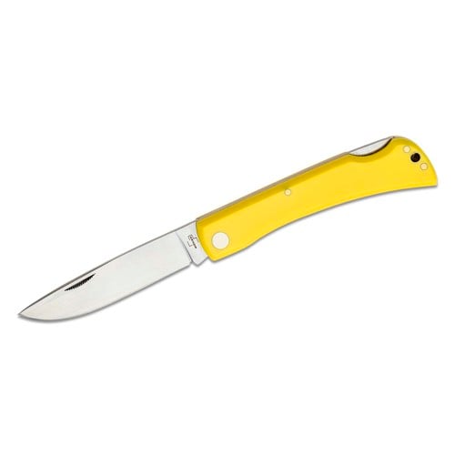 BOKER PLUS Rangebuster 2.0 Folding Knife 3.5" Drop Point Blade - Yellow Polymer Handles for sale at KYGUNCO.