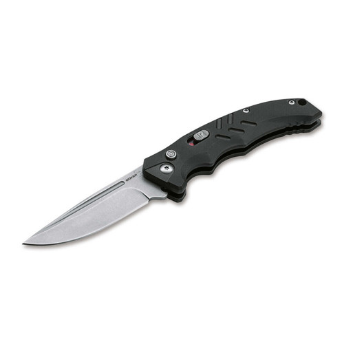 BOKER PLUS Intention II Auto Folding Knife 3.15" Drop Point Blade - Black G10 Handles for sale at KYGUNCO.