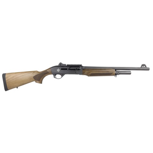 MILITARY ARMAMENT CORP MAC 2 Tactical 12 Gauge 3" 18.5" 4rd Semi-Auto Shotgun - Black / Wood for sale at KYGUNCO.