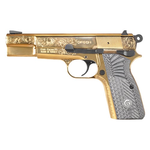 Girsan MCP35 1911 9mm 4.87" 15rd Pistol - Gold w/ G10 Grips for sale at KYGUNCO.