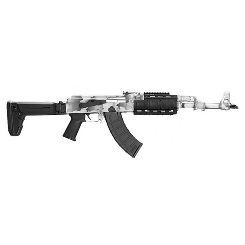 ZASTAVA ZPAPM70 7.62x39 16.25" 30rd Semi-Auo AK Rifle + Threaded Barrel | White Camo for sale at KYGUNCO.