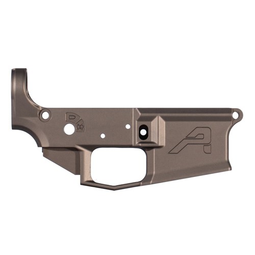 AERO PRECISION M4E1 Stripped Lower Receiver | Kodiak Brown Anodized for sale at KYGUNCO.