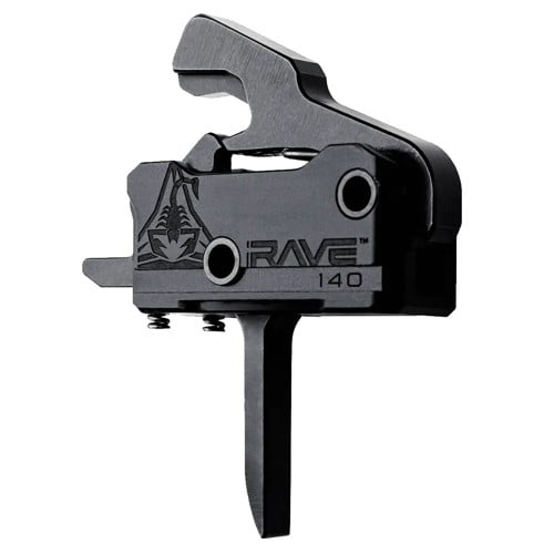 RISE ARMAMENT RAVE-140 Super Sporting Single-Stage 3.5lbs Flat Trigger fits AR Platforms | Black for sale at KYGUNCO.
