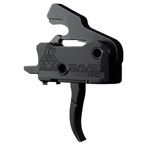 RISE ARMAMENT RAVE-140 Super Sporting Single-Stage 3.5lbs Curved Trigger fits AR Platforms | Black for sale at KYGUNCO.
