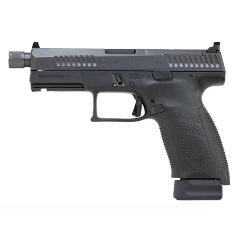 CZ P-10 C 9mm 4" 17rd Optic Ready Pistol w/ Threaded Barrel & Suppressor Height Sights - Black