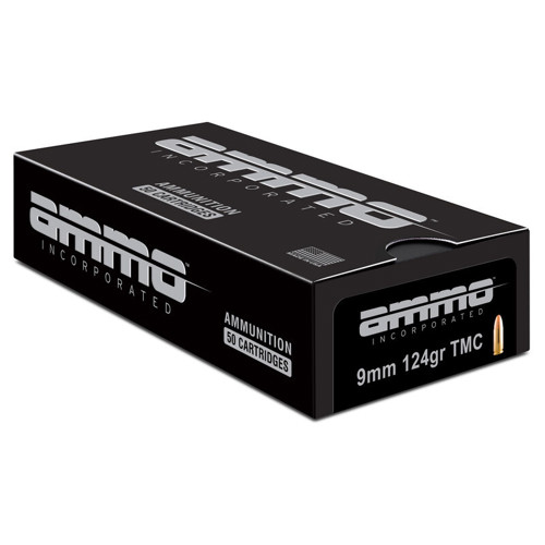 AMMO INC Signature 9mm 124Gr TMC 50rd Ammunition - Brass Casing for sale at KYGUNCO.