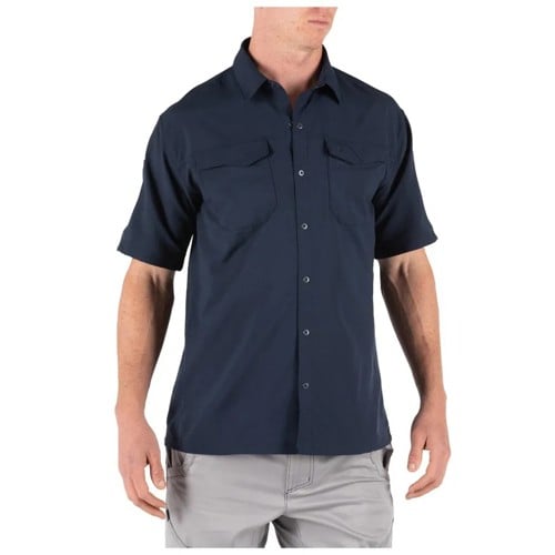 5.11 TACTICAL Freedom Flex Short Sleeve Shirt - Peacoat (787) for sale at KYGUNCO.