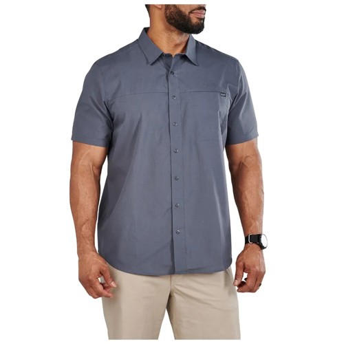 5.11 TACTICAL Wyatt SS Shirt Blue for sale at KYGUNCO.