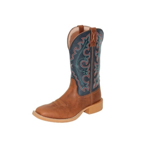 TWISTEDX Women's 11" Tech X Boot - Roasted Pecan & Navy Blue for sale at KYGUNCO.