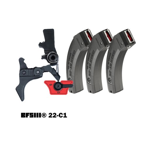 FRANKLIN ARMORY BFSIII 22-C1 10/22 Curved Trigger + 3 Ruger BX25 COMBO for sale at KYGUNCO.