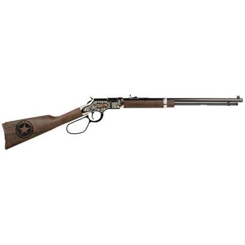 HENRY Texas Rangers Bicentennial 22 S/L/LR 20" 21rd Lever Action Rifle - Black