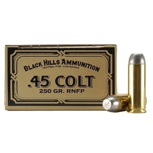 BLACK HILLS AMMUNITION Cowboy 45 Colt 250Gr Lead Flat Nose Ammunition | 50 Rounds for sale at KYGUNCO.
