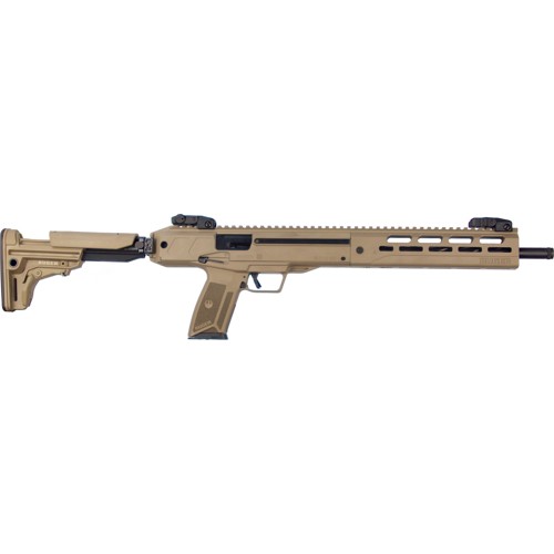 Ruger LC Carbine 5.7x28 16.25" 20rd Semi-Auto Rifle w/ Threaded Barrel - M-LOK - FDE for sale at KYGUNCO.