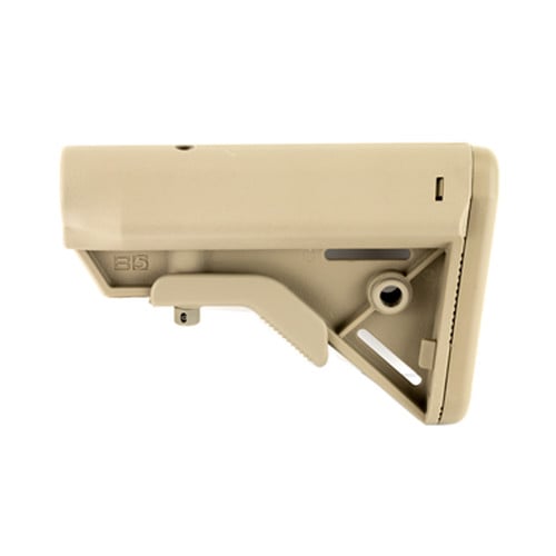 B5 SYSTEMS Bravo Mil-Spec AR15 Stock w/ Quick Detach Mount - FDE for sale at KYGUNCO.