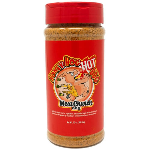 MEAT CHURCH BBQ Honey Hog Hot BBQ Rub - 14 Oz for sale at KYGUNCO.