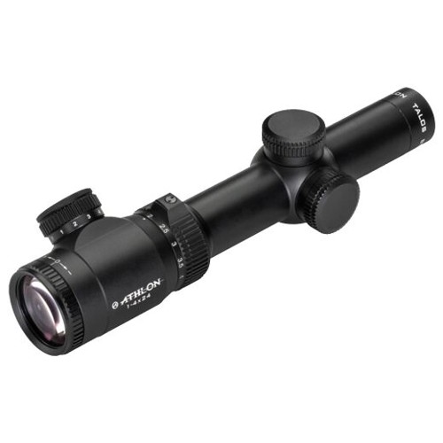 ATHLON OPTICS Talos BTR Gen 2 1-4x24 SFP Illuminated Reticle 30mm Rifle Scope | Black for sale at KYGUNCO.