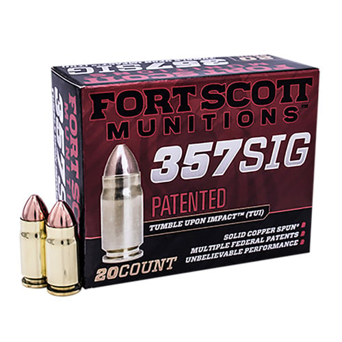 FORT SCOTT MUNITIONS 357 IG TUI Ammunition | 20 Rounds for sale at KYGUNCO.