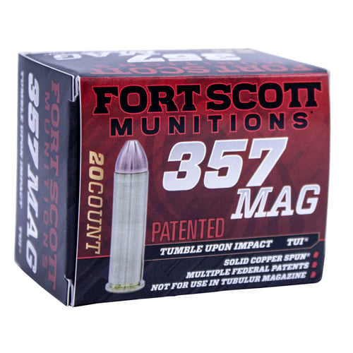 FORT SCOTT MUNITIONS 357 Magnum 125gr TUI Ammunition | 20 Rounds for sale at KYGUNCO.