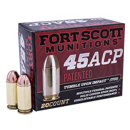 FORT SCOTT MUNITIONS 45 ACP 180gr TUI SCS Ammunition | 20 Rounds for sale at KYGUNCO.