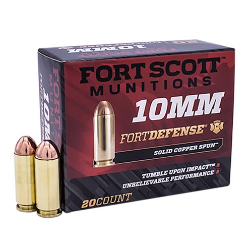 FORT SCOTT MUNITIONS 10mm 125gr TUI SCS Ammunition | 20 Rounds for sale at KYGUNCO.