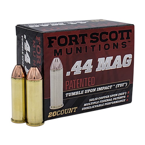 FORT SCOTT MUNITIONS 44 Rem Mag 200gr TUI SCS Ammunition | 20 Rounds for sale at KYGUNCO.