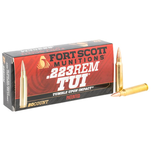 FORT SCOTT MUNITIONS 223 Rem TUI Rifle Ammo 20rd for sale at KYGUNCO.