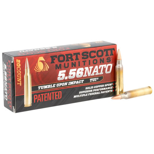 FORT SCOTT MUNITIONS 5.56 NATO 55Gr TUI Rifle Ammo 20rd for sale at KYGUNCO.