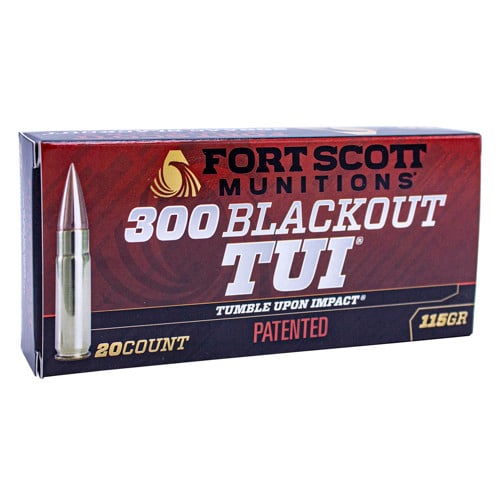 FORT SCOTT MUNITIONS 300 AAC Blackout 115gr TUI SCS Ammunition | 20 Rounds for sale at KYGUNCO.