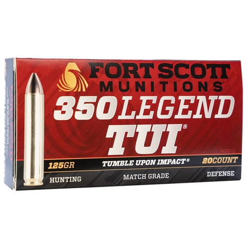 FORT SCOTT MUNITIONS 350 Legend 125gr TUI SCS Rifle Ammunition | 20 Rounds for sale at KYGUNCO.