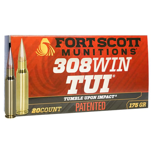 FORT SCOTT MUNITIONS 308 Win 175gr TUI Rifle Ammunition | 20 Rounds for sale at KYGUNCO.