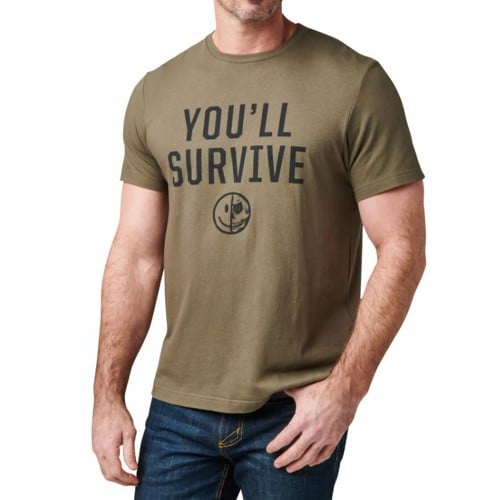 5.11 TACTICAL You'll Survive T-Shirt for sale at KYGUNCO.