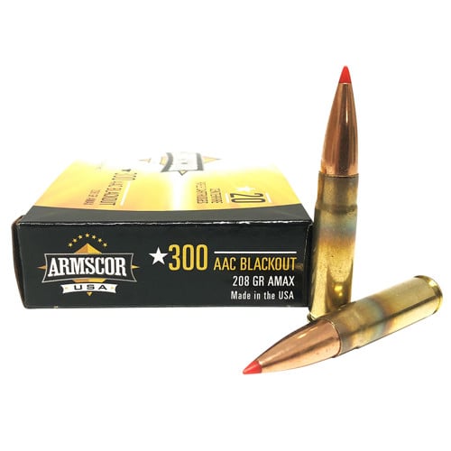 ARMSCOR 300 Blkout USA Competition 208Gr Hornady AMX 20rd for sale at KYGUNCO.