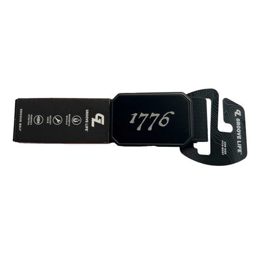 GROOVE LIFE Men's Hero Flag Groove Belt, One Size Fits Most - Deep Stone / Black for sale at KYGUNCO.