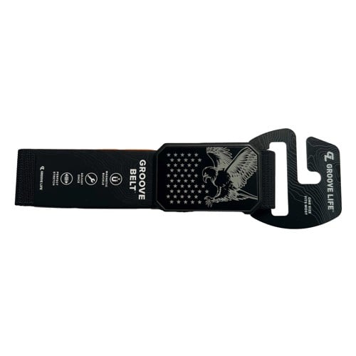 GROOVE LIFE Men's Hero Flag Groove Belt, One Size Fits Most - Deep Stone / Black for sale at KYGUNCO.