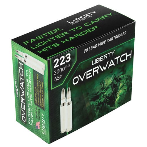 LIBERTY AMMUNITION OverWatch 223 Rem 55gr Ammunition | 20 Rounds for sale at KYGUNCO.