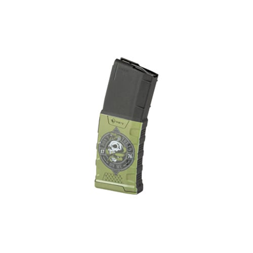 MISSION FIRST TACTICAL Extreme Duty "Don't Tread on Me" 5.56 NATO 30rd Magazine | Black for sale at KYGUNCO.