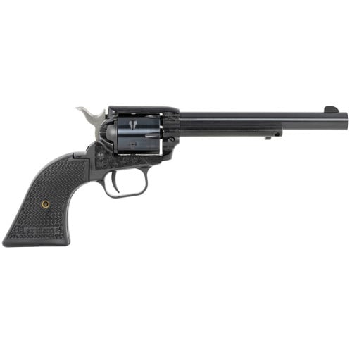 HERITAGE MANUFACTURING Rough Rider 22 LR/22 WMR 6.5" 6rd Revolver | Black