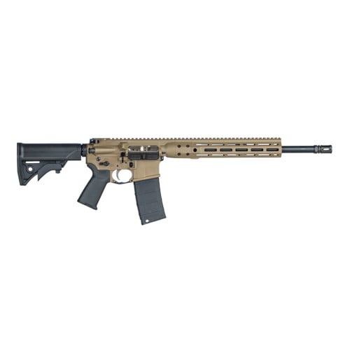 LWRC IC DI 300 AAC Blackout 16.1" 30rd Semi-Auto AR15 Rifle w/ Spiral Fluted Barrel | FDE for sale at KYGUNCO.