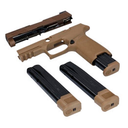 SIG SAUER P320 Caliber Exchange Kit 9mm Coyote 21rd for sale at KYGUNCO.