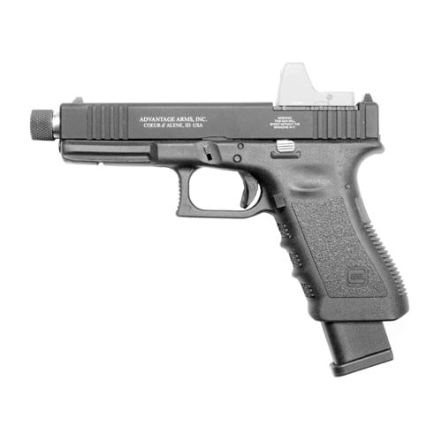 ADVANTAGE ARMS Conversion Kit 22 LR 4.49" Threaded Glock 17/22 G3 for sale at KYGUNCO.