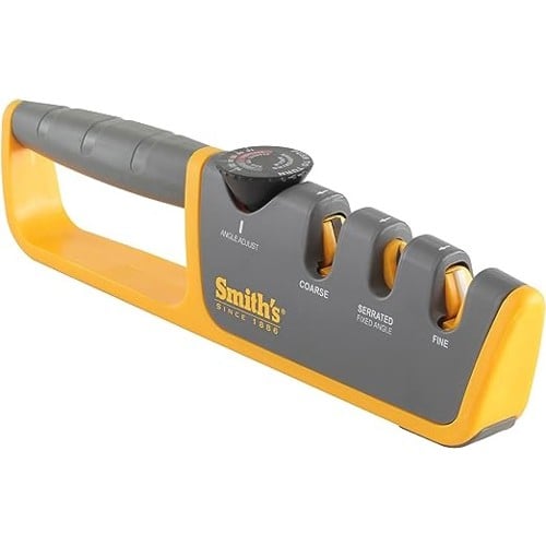SMITH'S Adjustable Angle Pull-Thru Knife Sharpener for sale at KYGUNCO.
