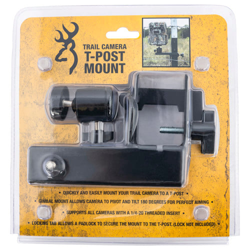BROWNING T-Post Mount Black Powder Coated Steel for sale at KYGUNCO.