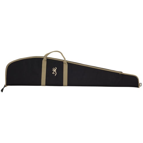 BROWNING Plainsman Rifle Case 44 Black w/Tan Trim 600D Poly for sale at KYGUNCO.