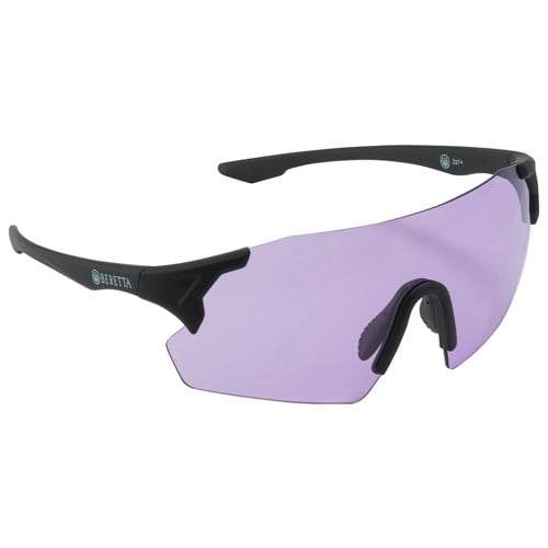 BERETTA Challenge EVO Glasses Purple Lens Black Frame for sale at KYGUNCO.